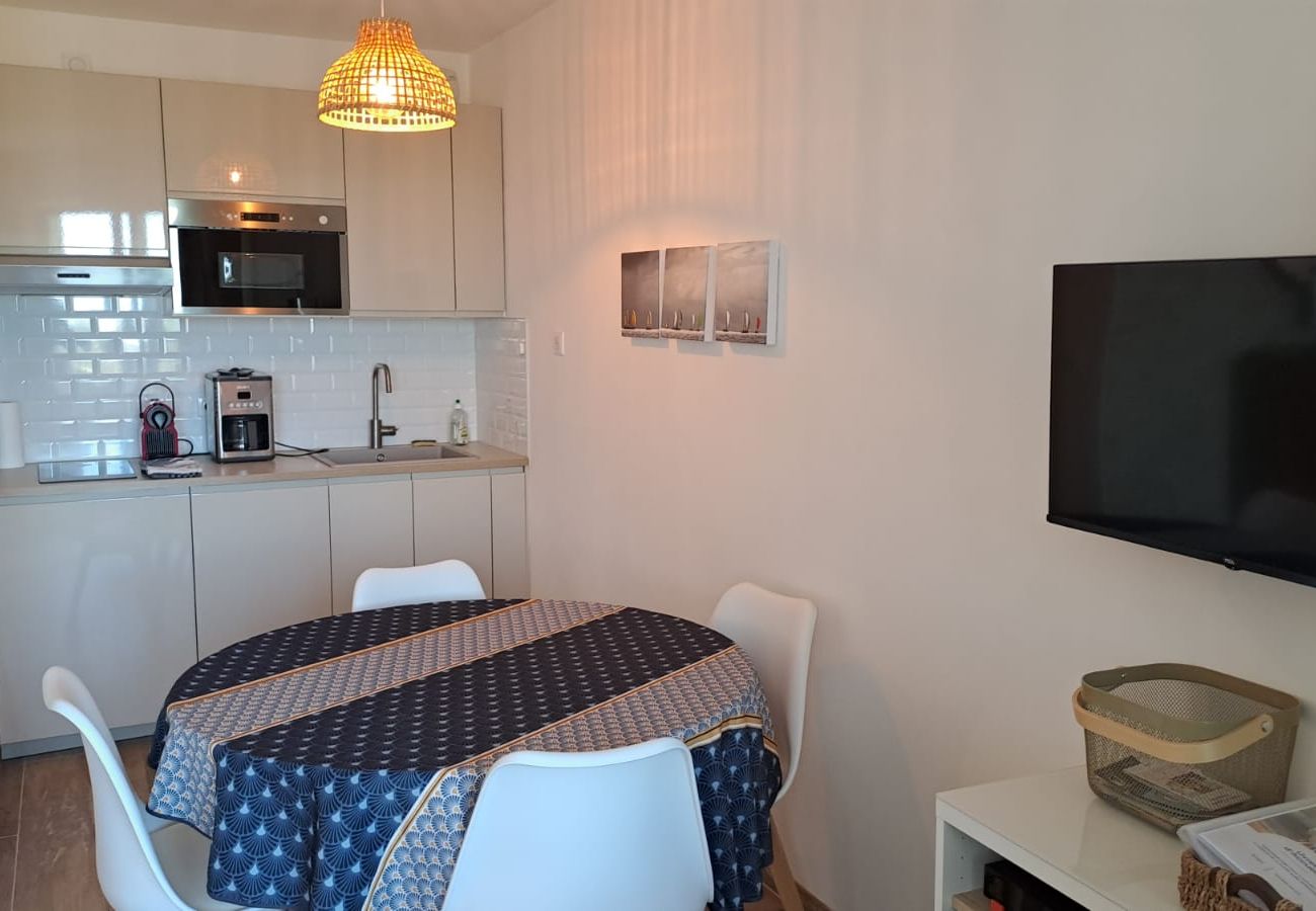 Appartement à Pornichet - Face mer à Pornichet : Studio Capvéo 